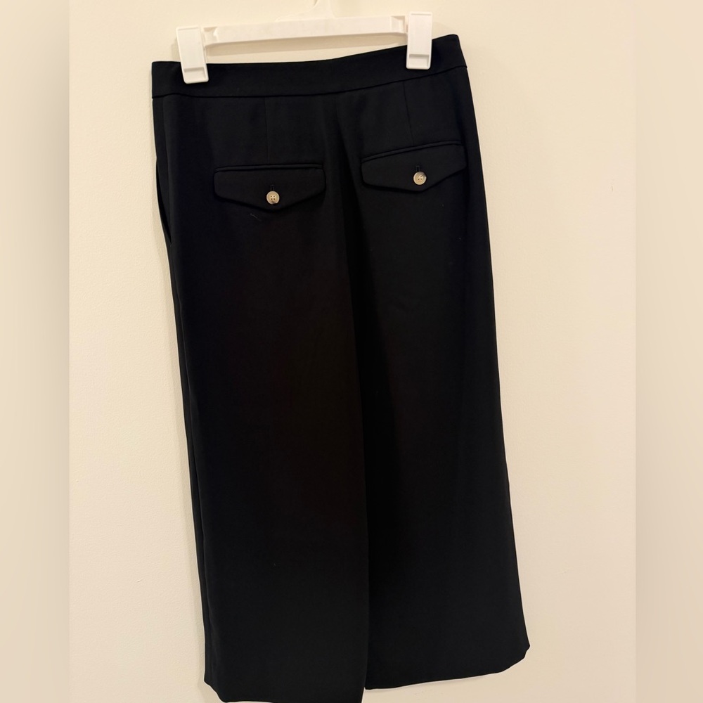 Vince Black Wide Leg Cropped Pants – Size 4 - Picture 4 of 7
